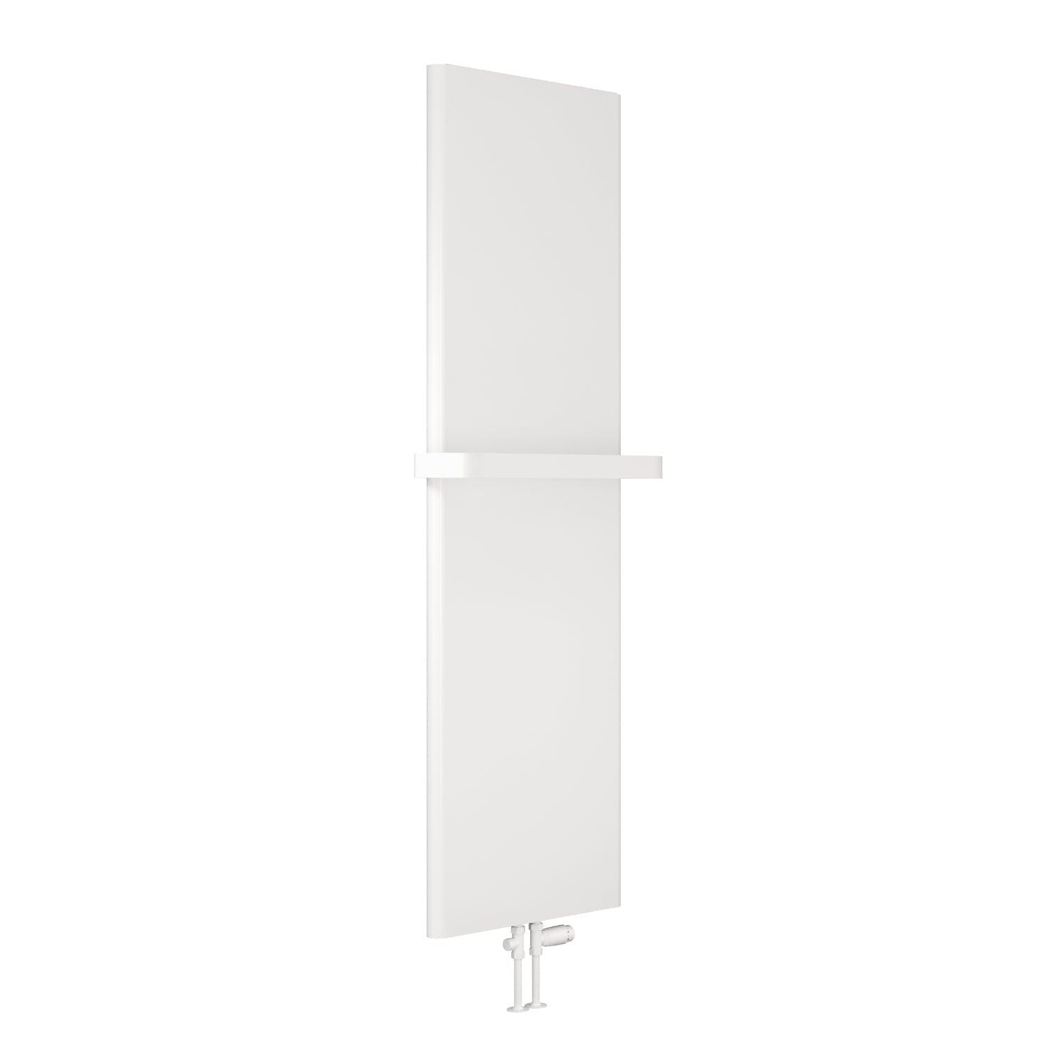 Reina Borda Steel White Vertical Designer Radiator, Central Heating