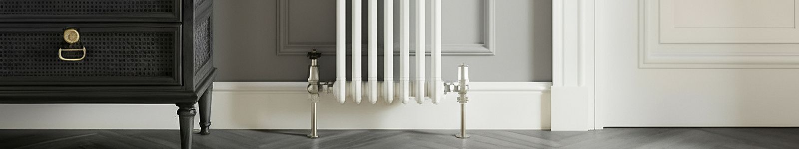 Traderad - Paragon 3 Column Vertical Radiator - White