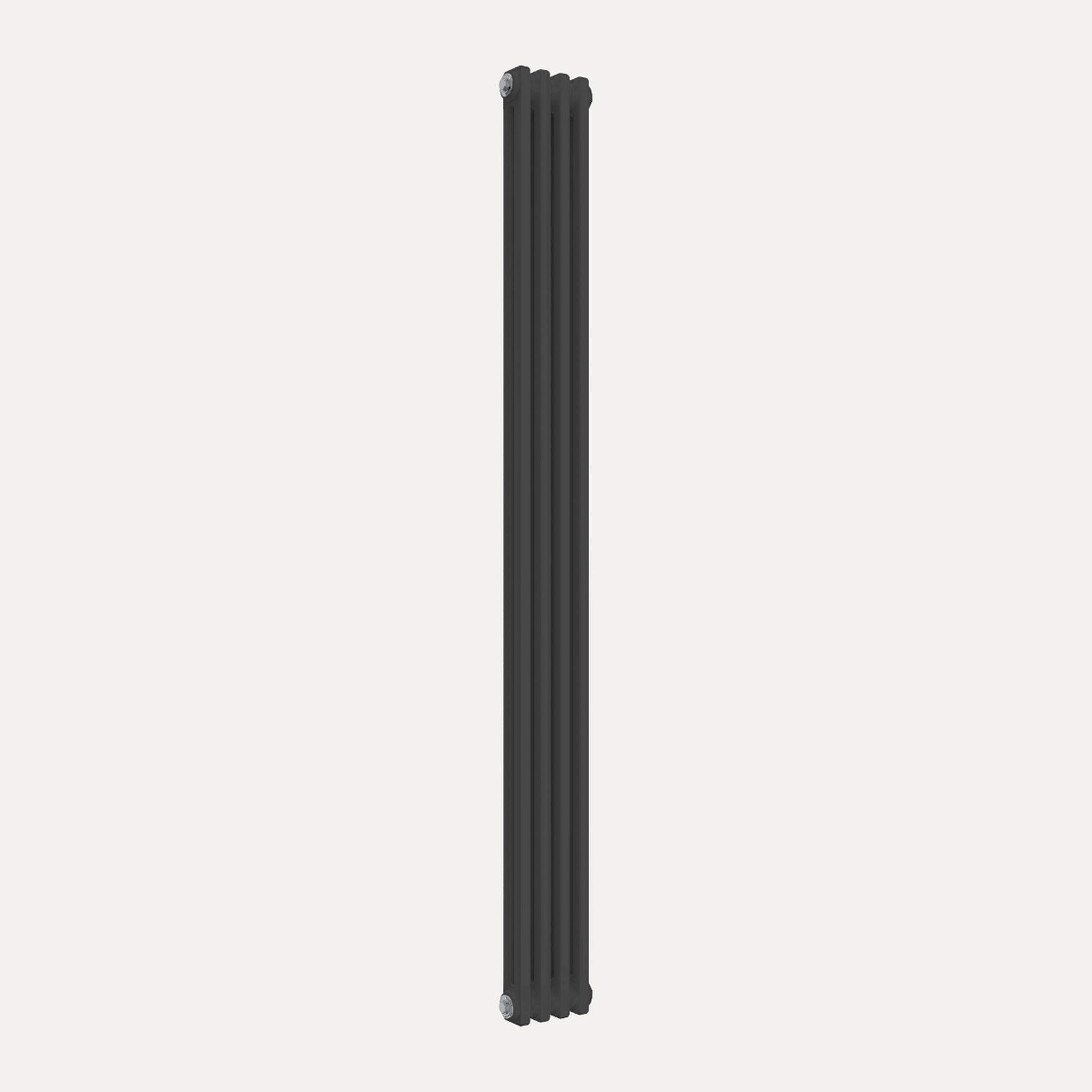 Reina Colona 2 column vertical radiator 1800mm x 200mm Anthracite