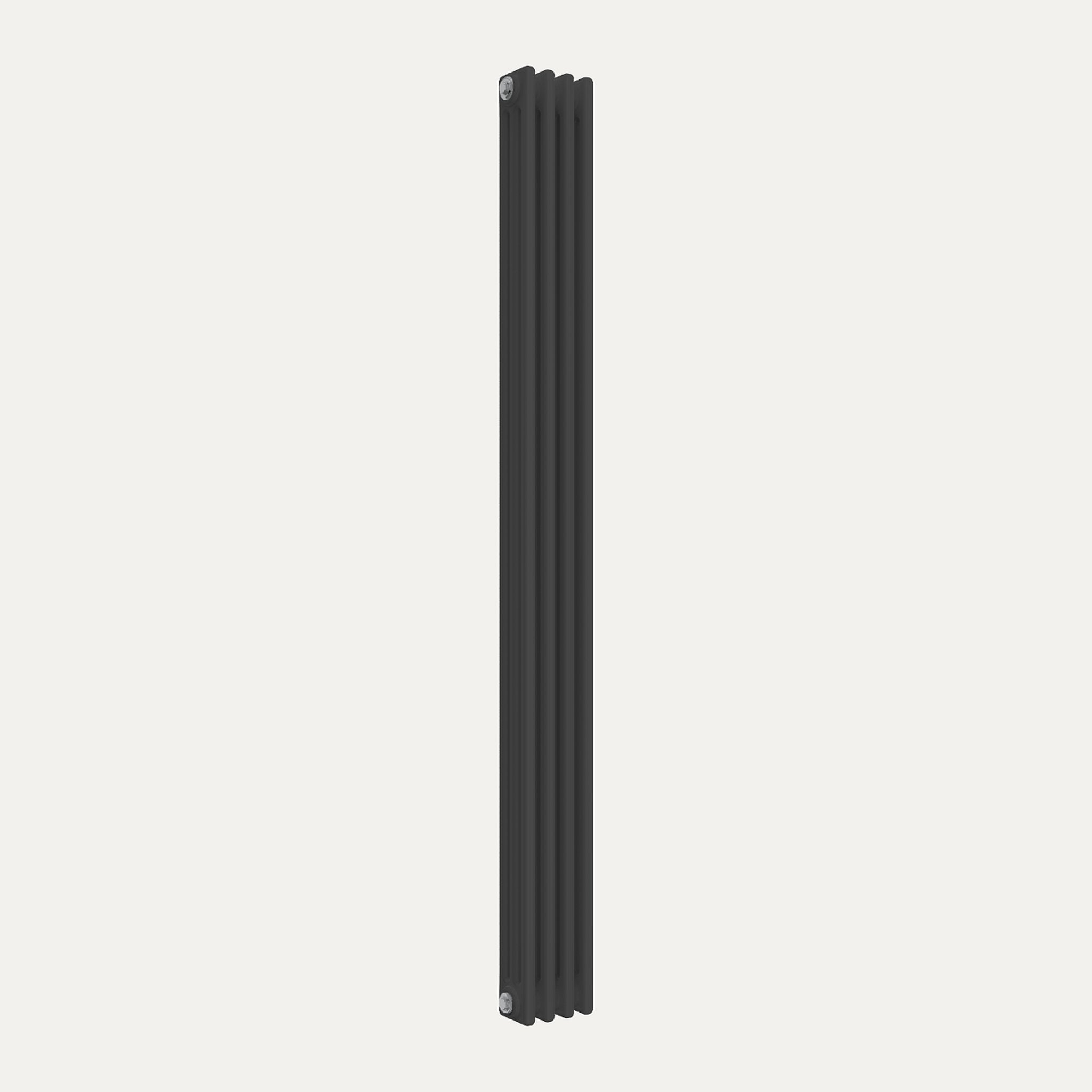 Reina Colona 3 column vertical radiator 1800mm x 200mm Anthracite