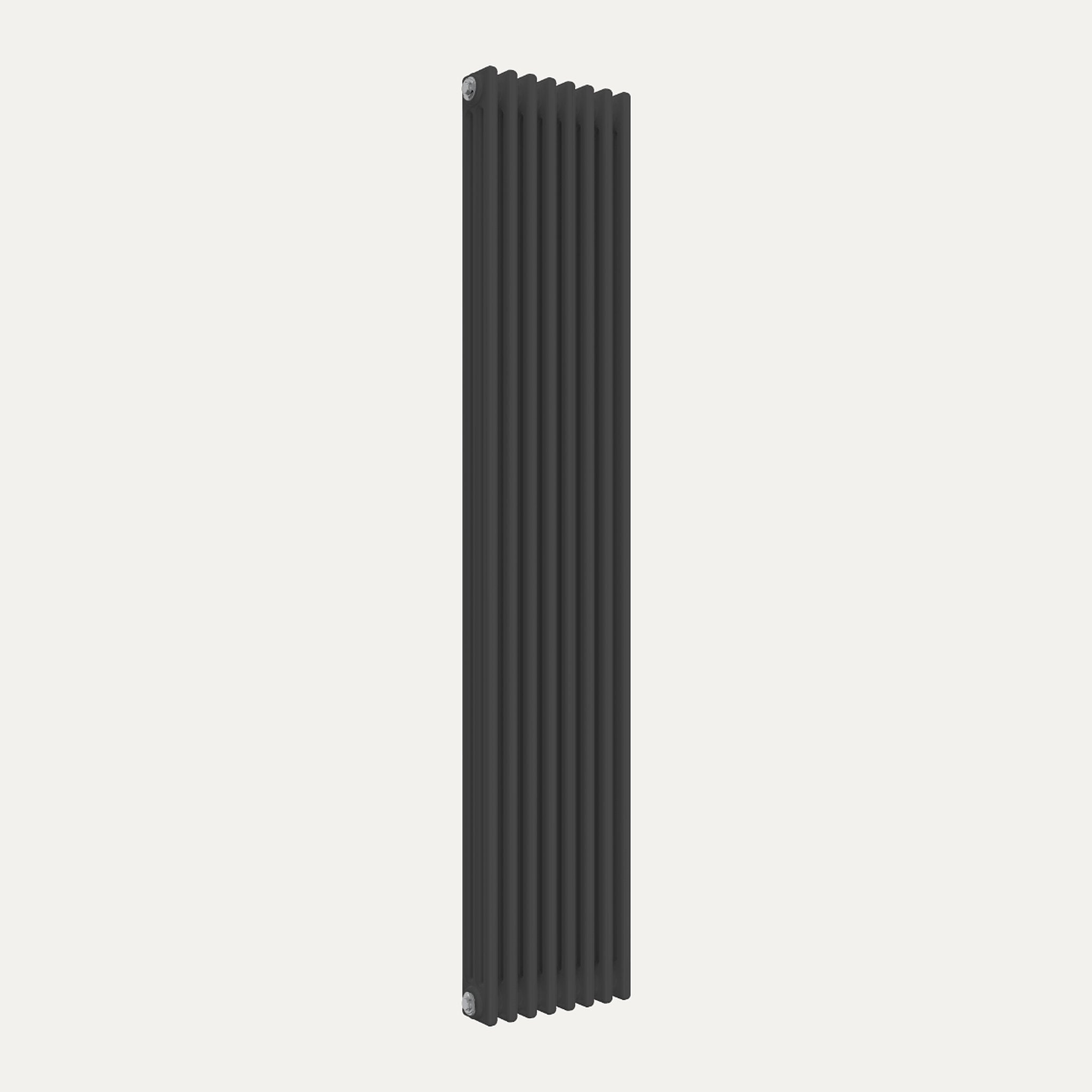 Reina Colona 3 column vertical radiator 1800mm x 380mm Anthracite