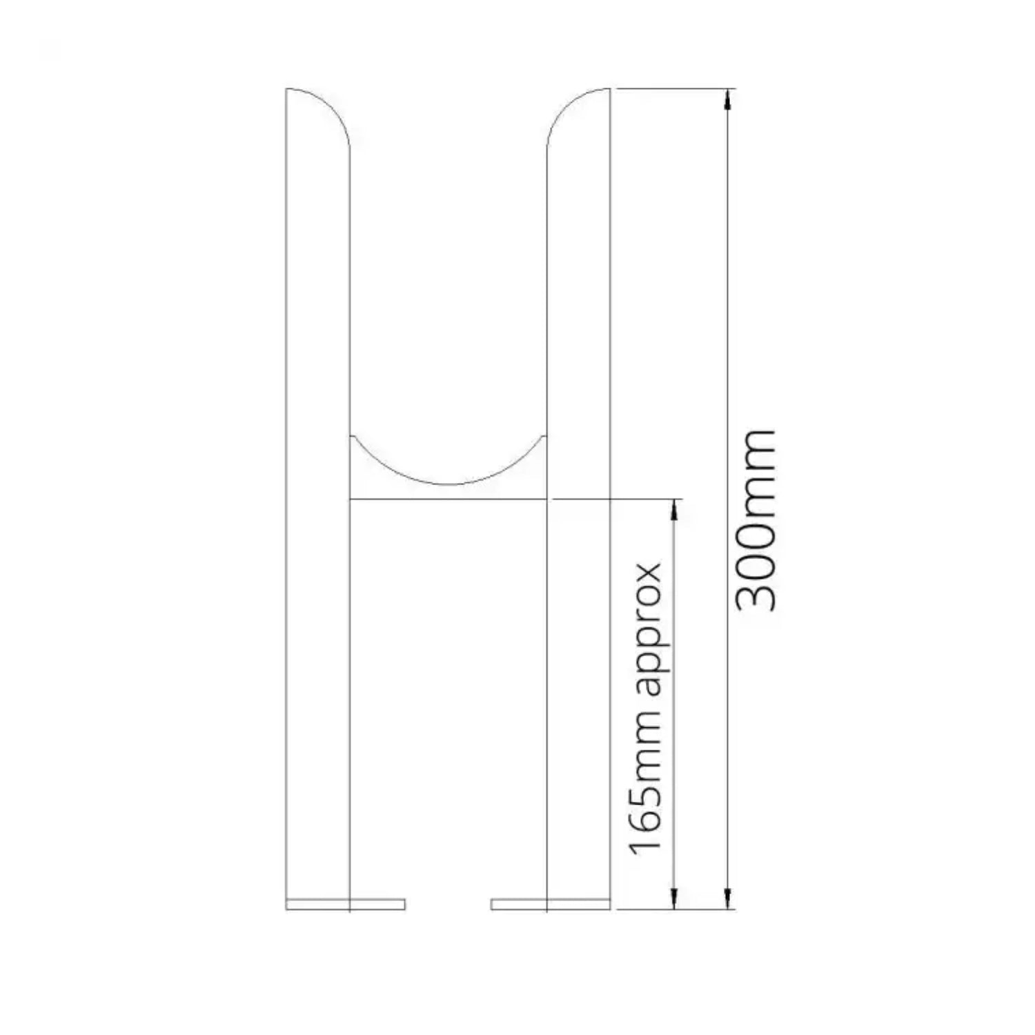 Reina Colona Steel 2 Column Radiator Feet