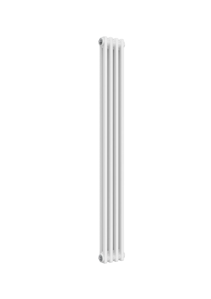 Reina Colona Steel White Vertical Column Radiator, Central Heating