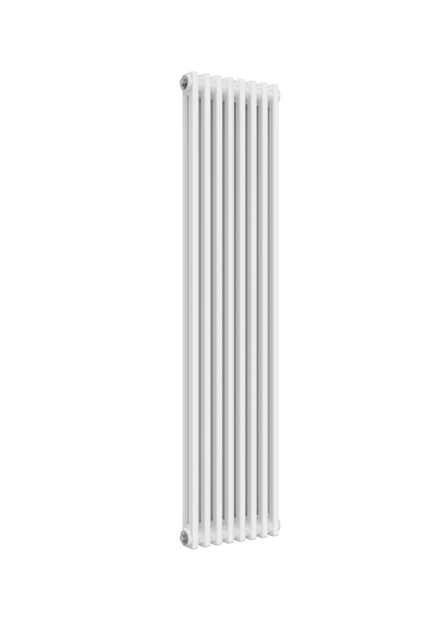 Reina Colona Steel White Vertical Column Radiator, Central Heating