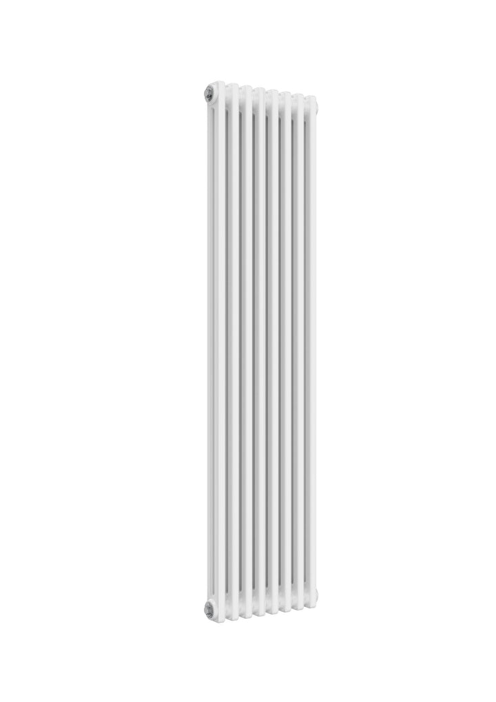 Reina Colona Steel White Vertical Column Radiator, Central Heating
