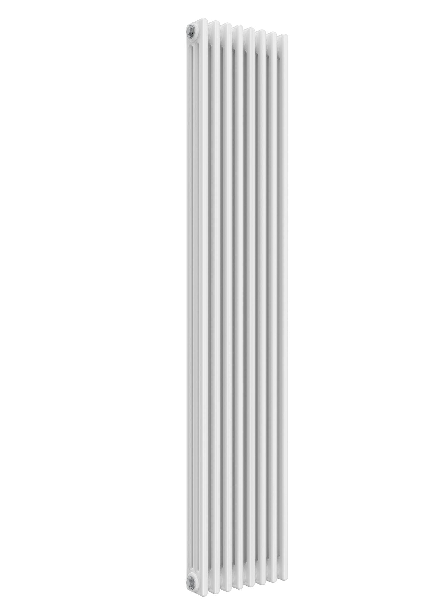 Reina Colona Steel White Vertical Column Radiator, Central Heating