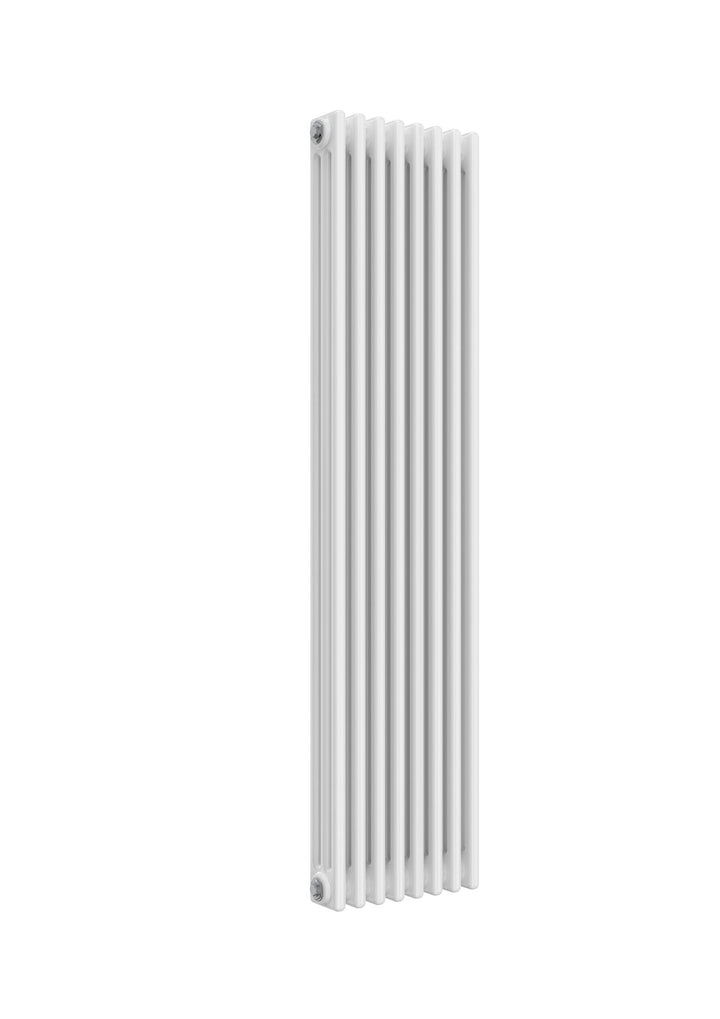 Reina Colona Steel White Vertical Column Radiator, Central Heating