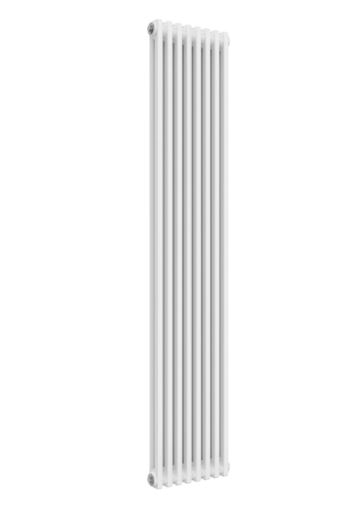 Reina Colona Steel White Vertical Column Radiator, Central Heating