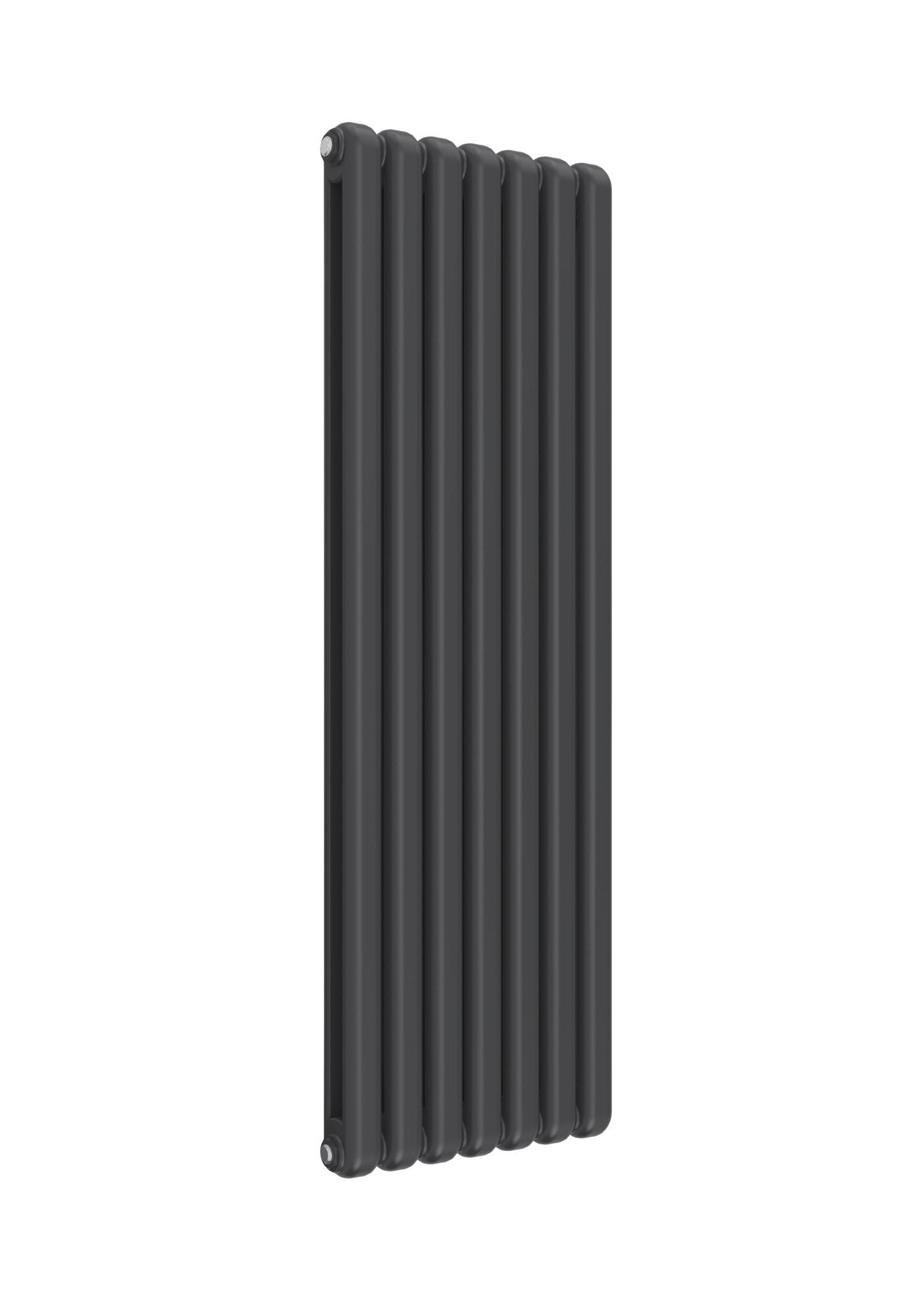 Reina Coneva Steel Anthracite Vertical Designer Radiator, Central Heating