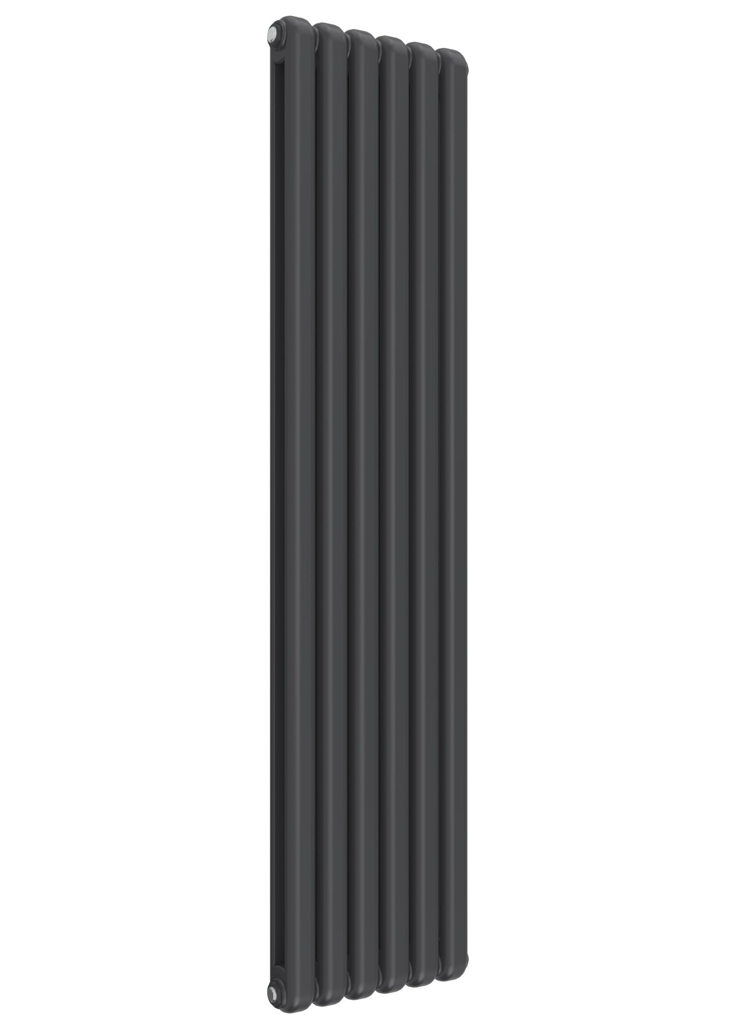 Reina Coneva Steel Anthracite Vertical Designer Radiator, Central Heating