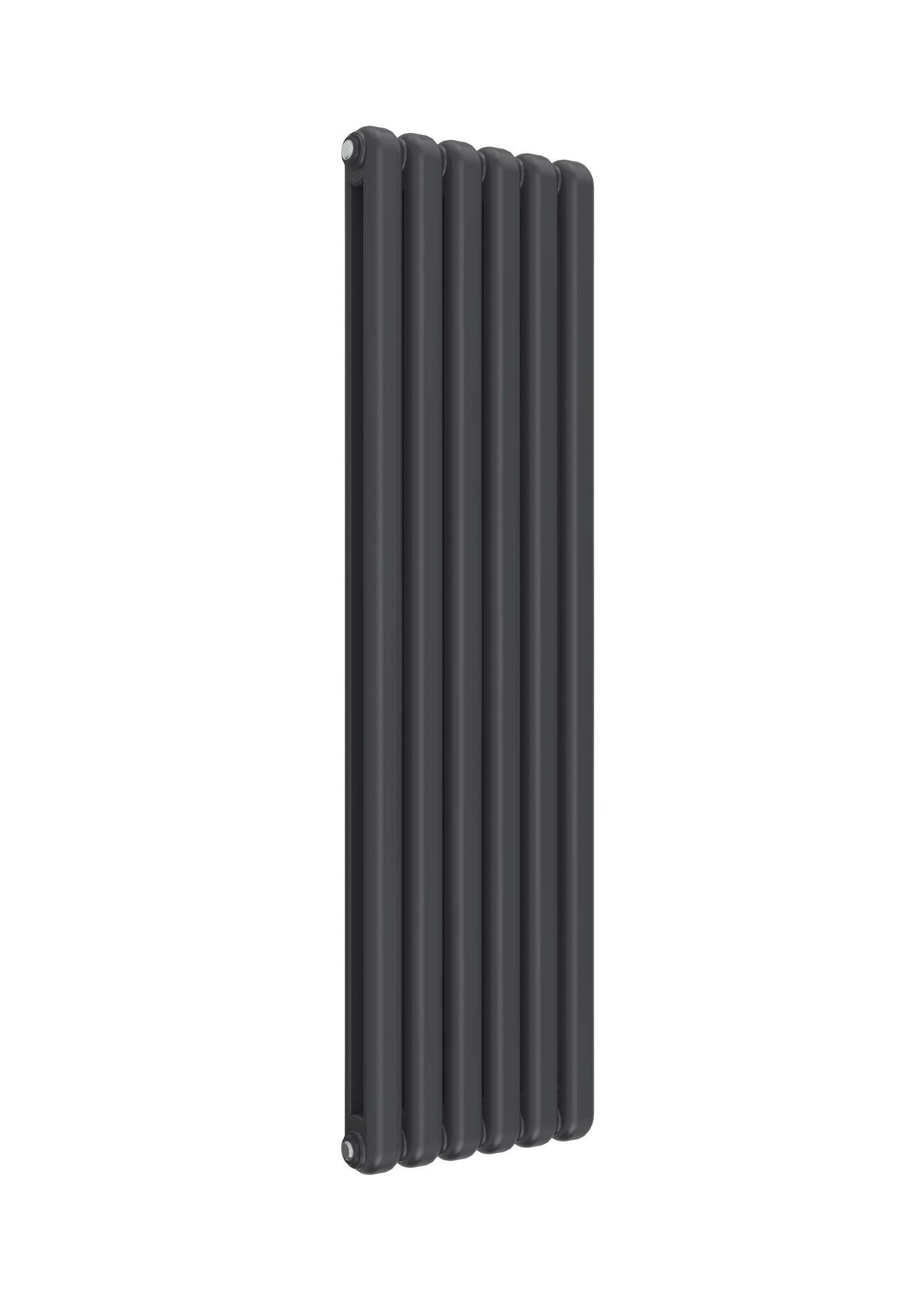 Reina Coneva Steel Anthracite Vertical Designer Radiator, Central Heating