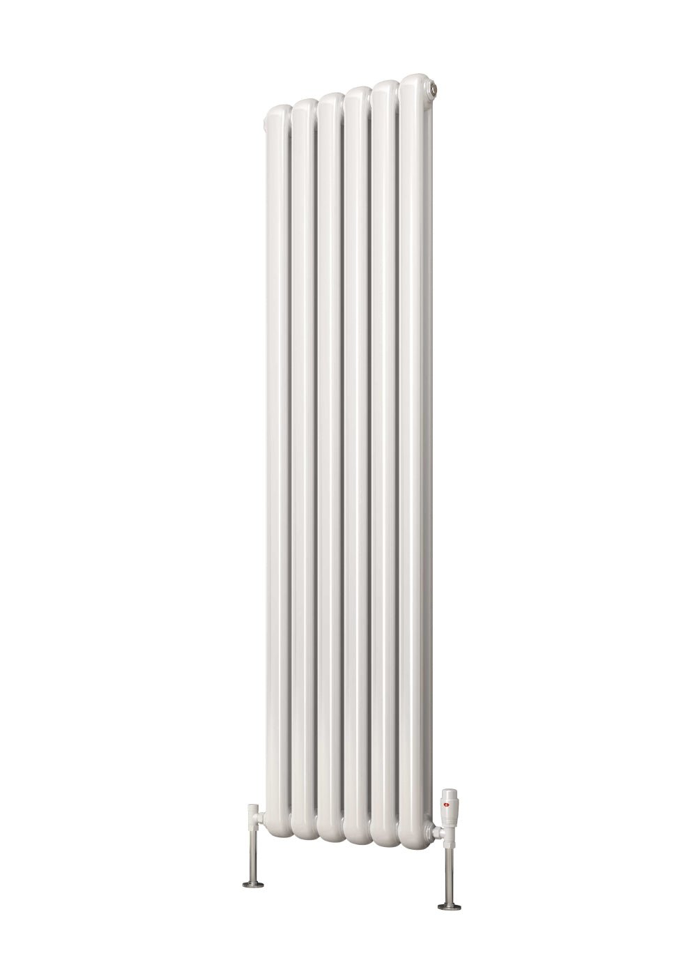 Reina Coneva Steel White Vertical Designer Radiator, Central Heating