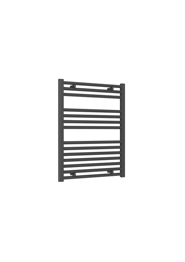 Reina Diva Steel Flat/Straight Anthracite Heated Towel Rail Radiator