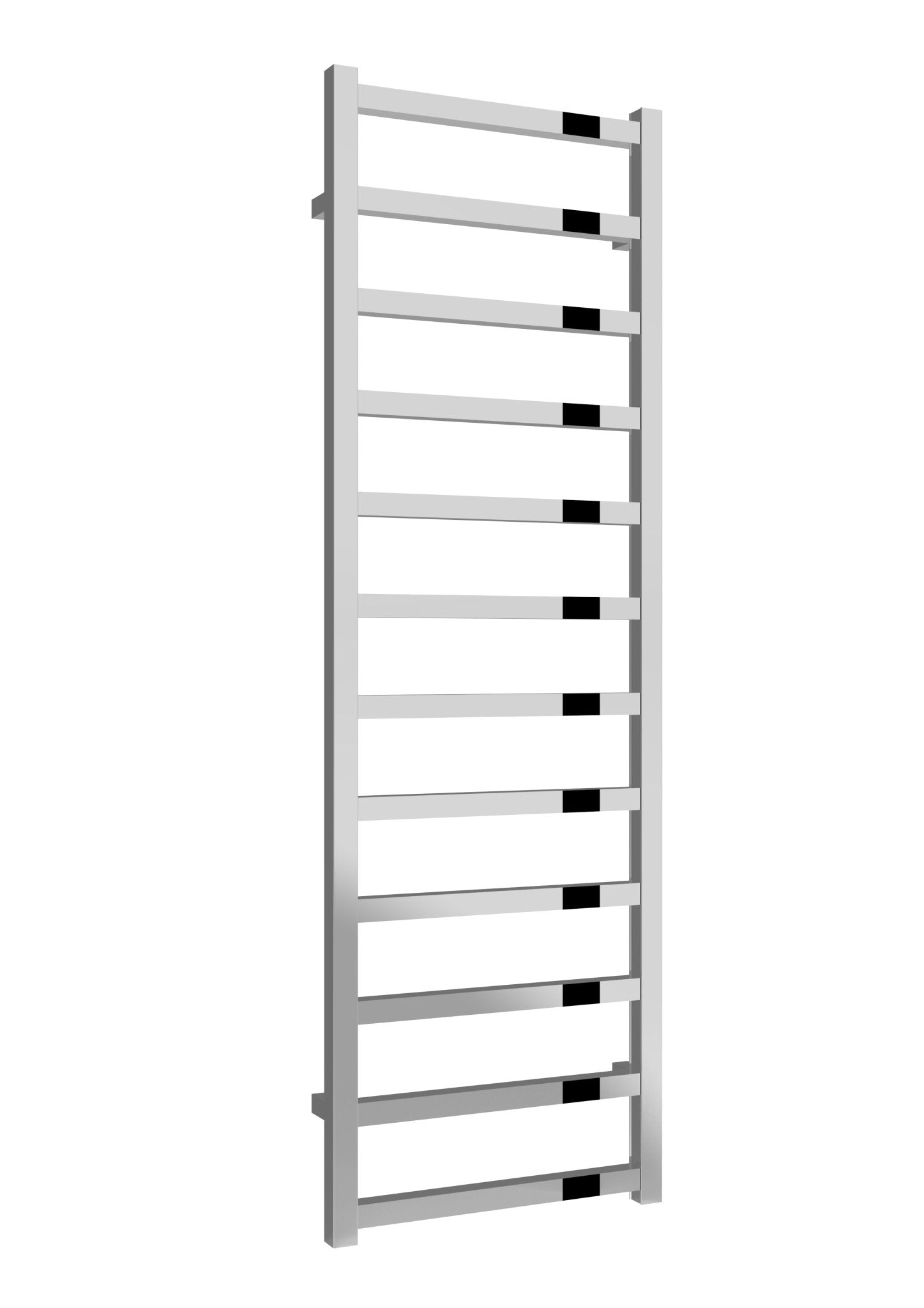 Reina Fano Polished Aluminium Heated Towel Rail Radiator