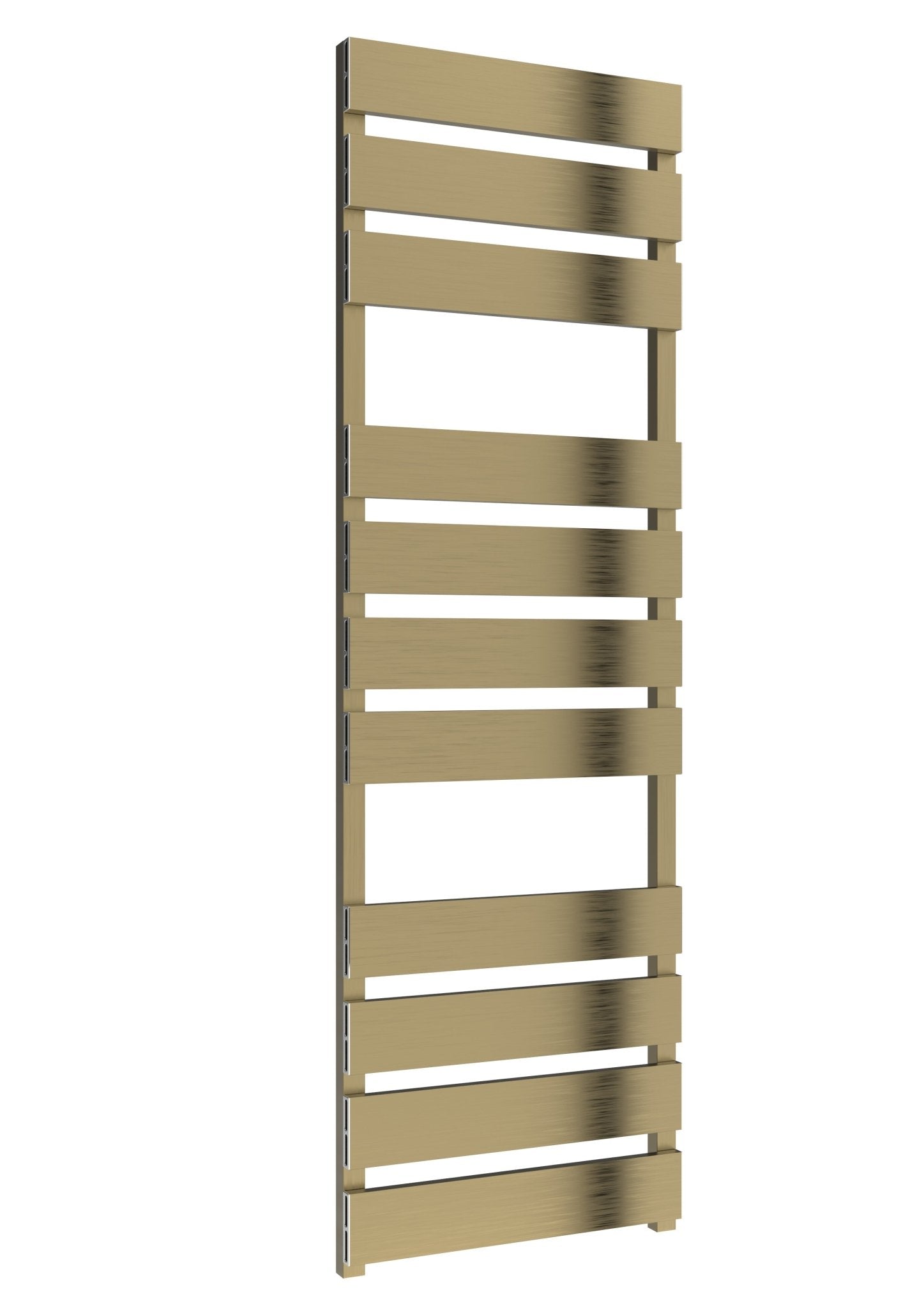 Reina Fermo Aluminium Bronze Satin Heated Towel Rail Radiator