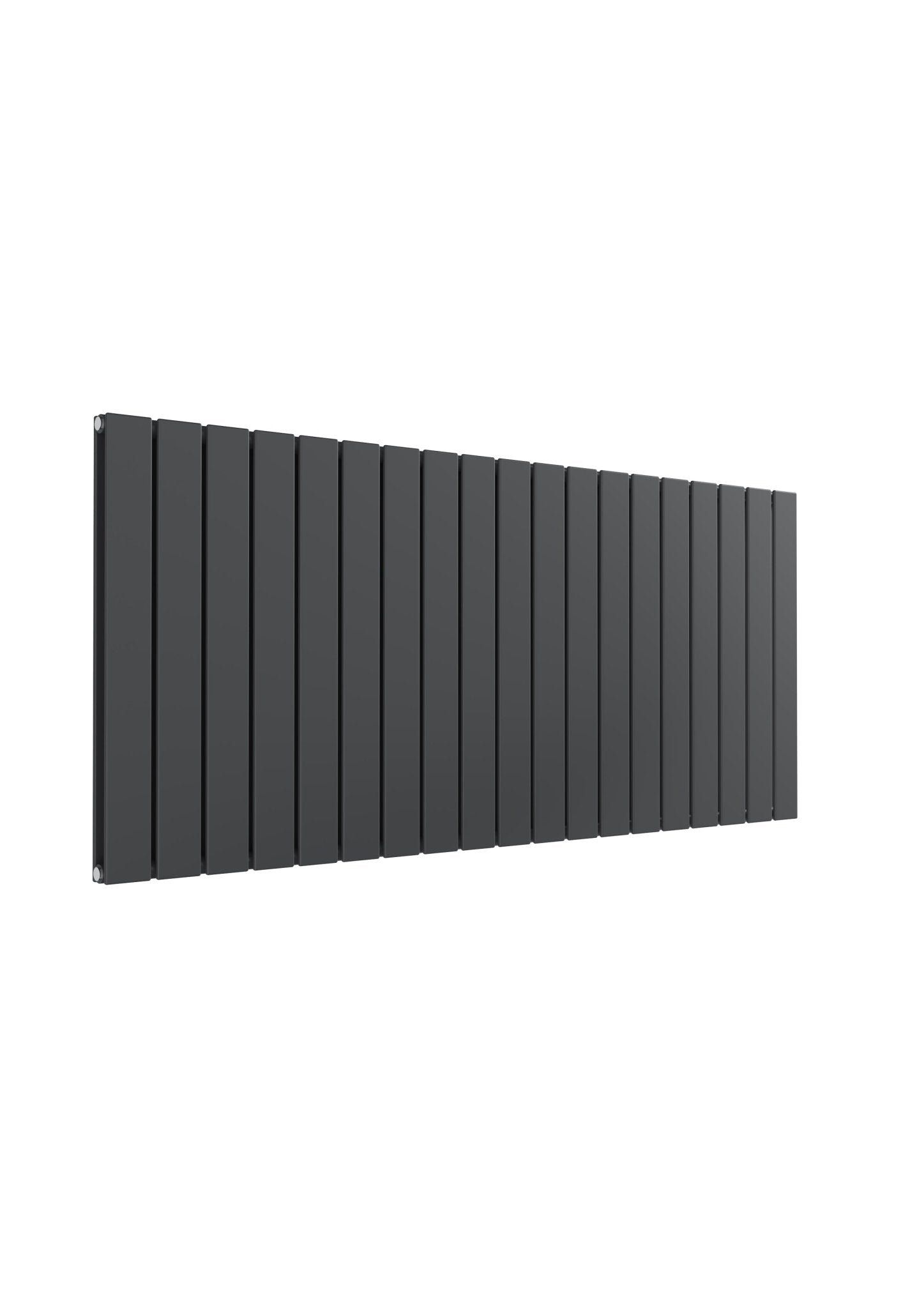 Reina Flat Steel Anthracite Single/Double Horizontal Designer Radiator
