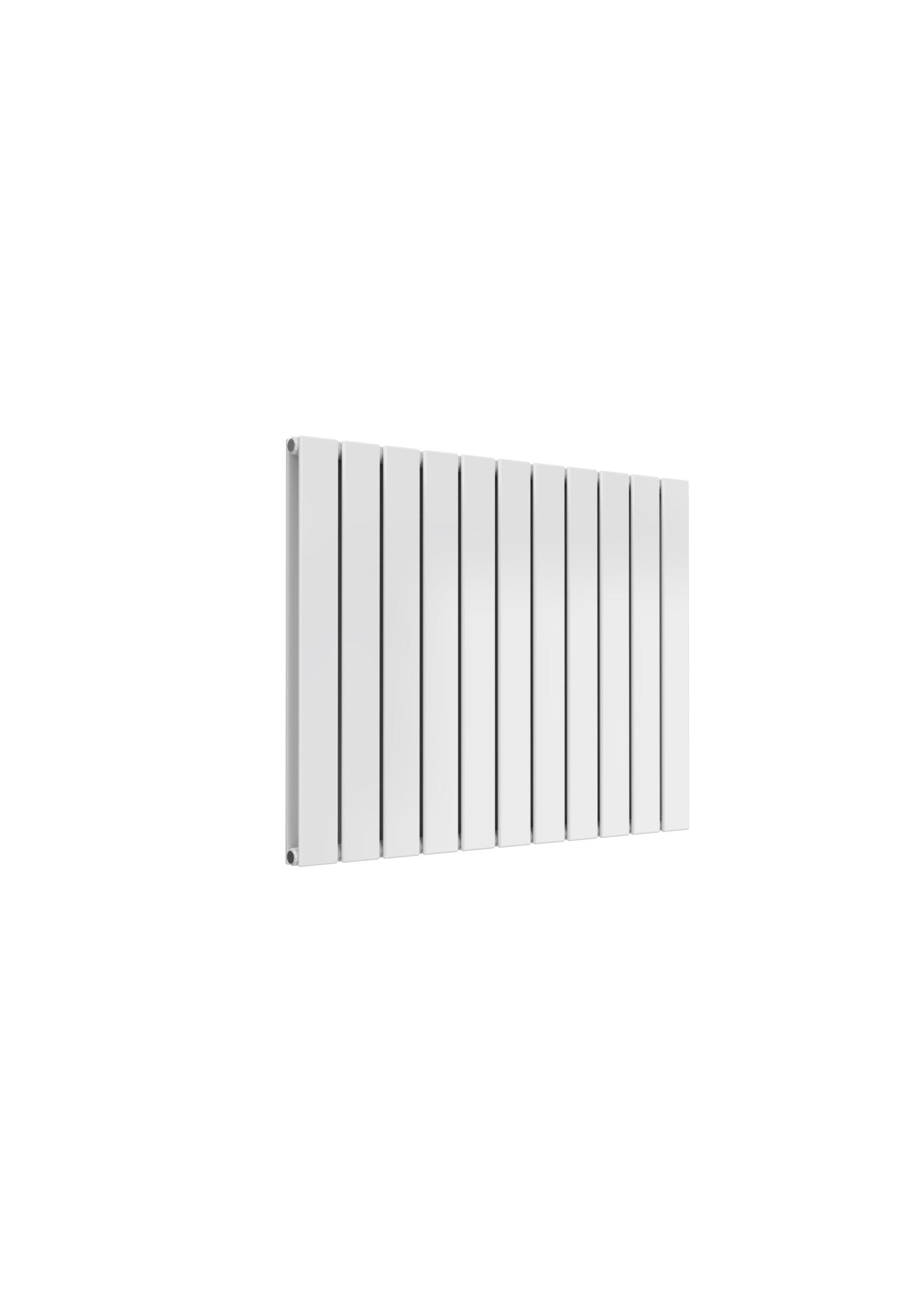 Reina Flat Steel White Single/Double Horizontal Designer Radiator