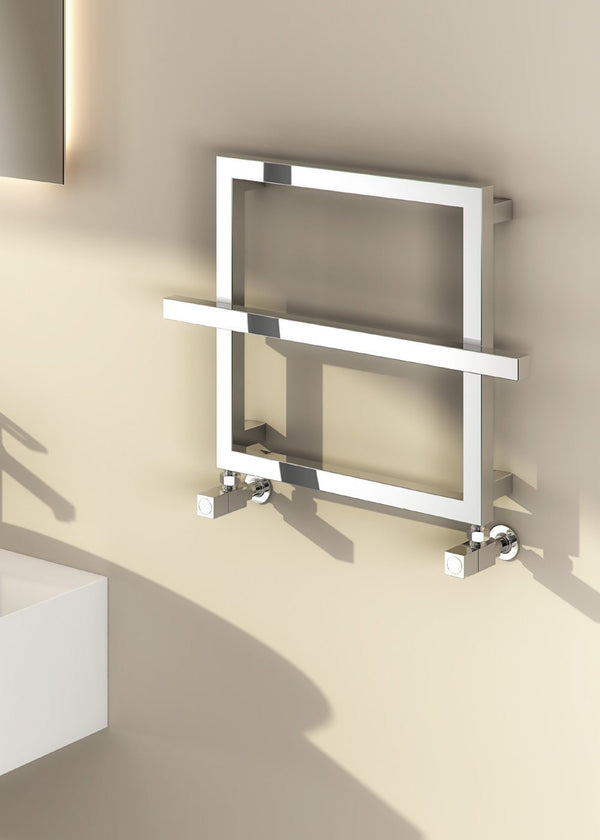 Reina Lago 1 Steel Chrome Designer Heated Towel Rail Radiator