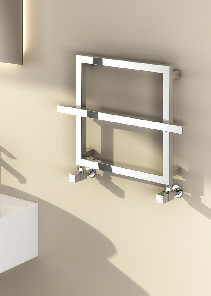 Reina Lago 1 Steel Chrome Designer Heated Towel Rail Radiator