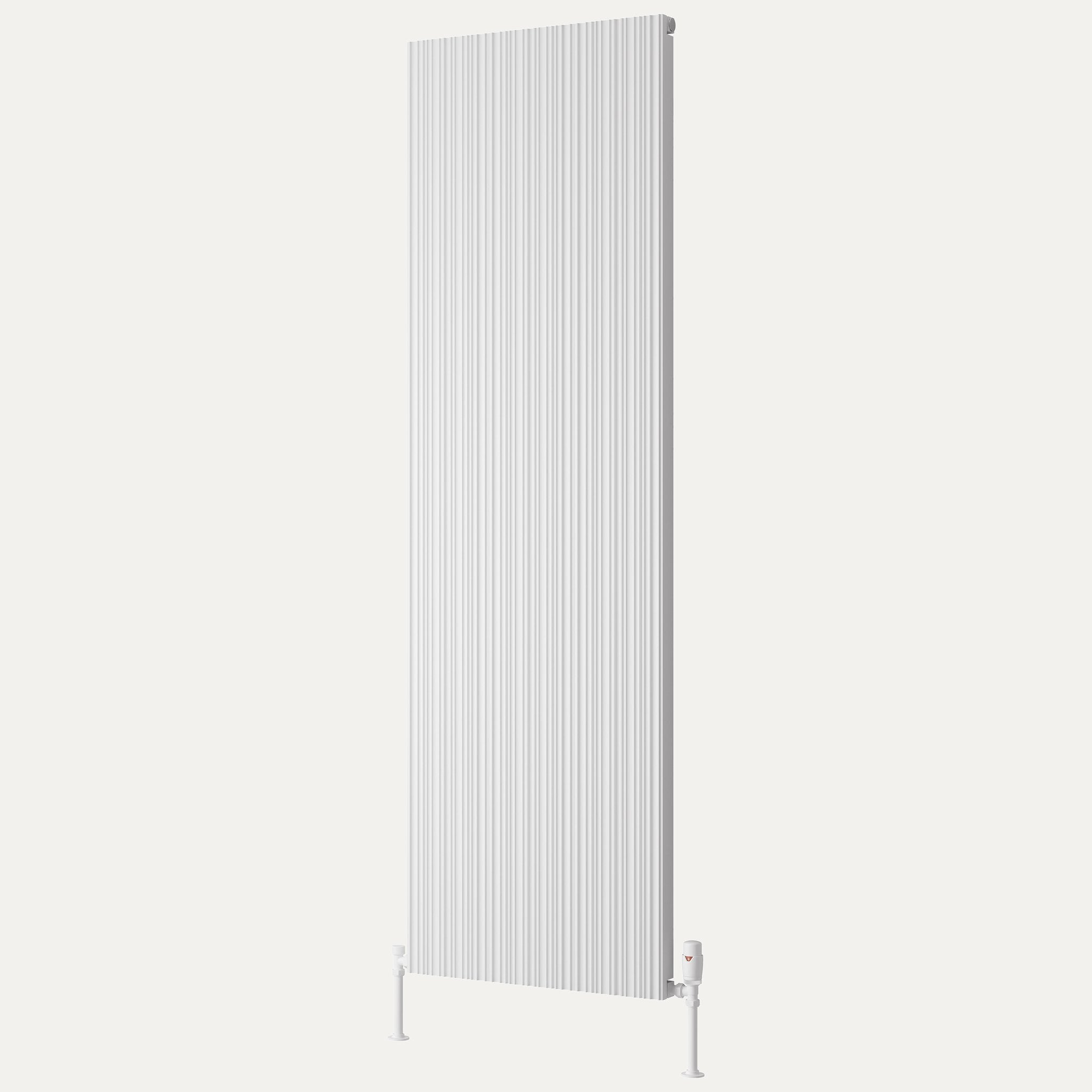 Reina Melvin vertical aluminium radiator 1800mm x 540mm White