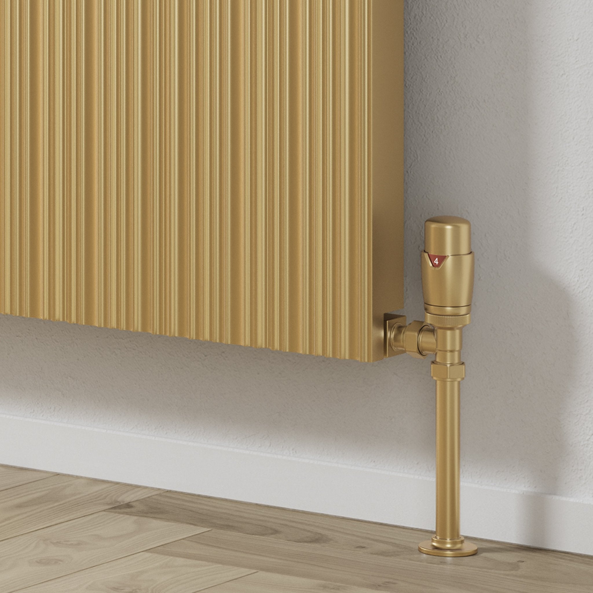 Reina Melvin Brass fluted column detail with valve