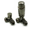 Reina Modal Trv Corner Steel Radiator & Towel Rail Valve Bronze Oiled