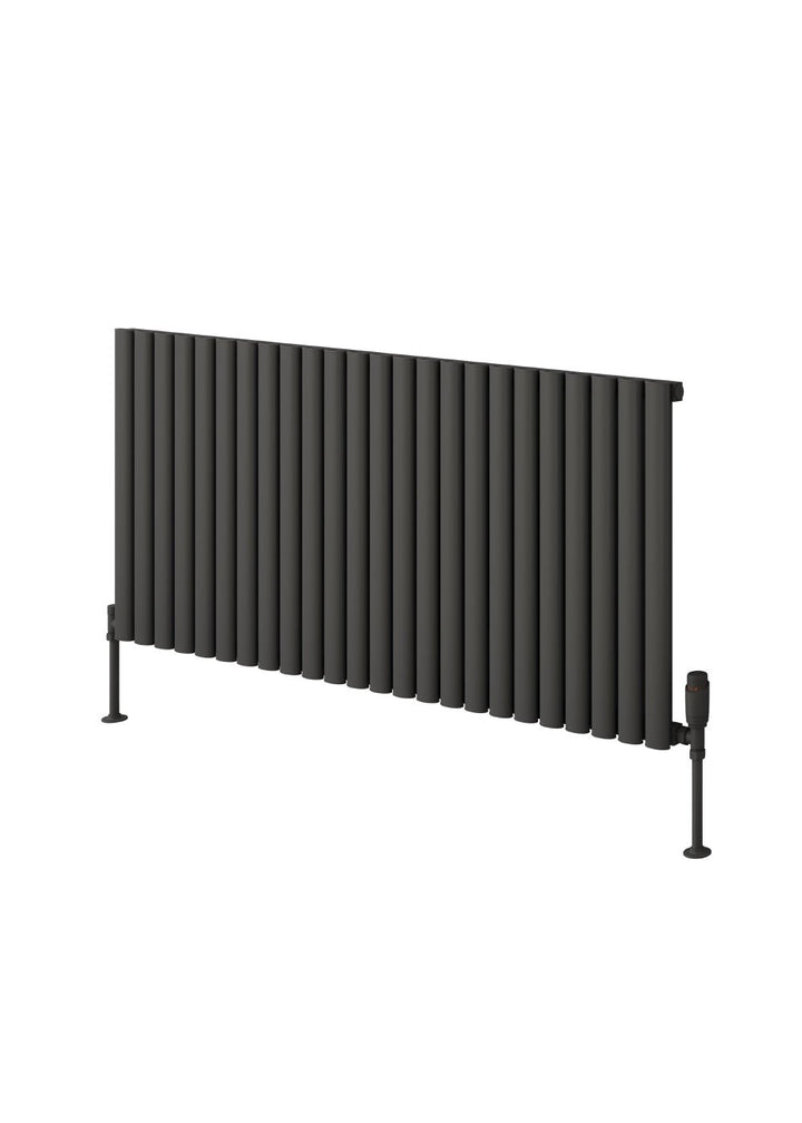 Reina Neval Anthracite Single/Double Horizontal Aluminium Radiator