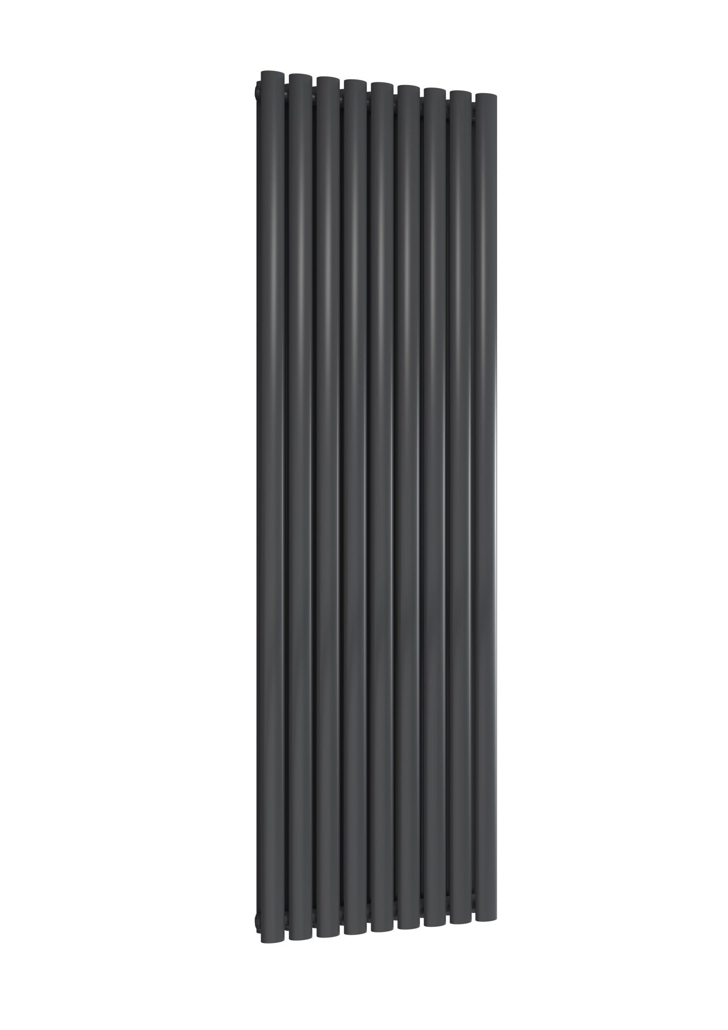 Reina Neval Anthracite Single/Double Vertical Aluminium Radiator, Central Heating