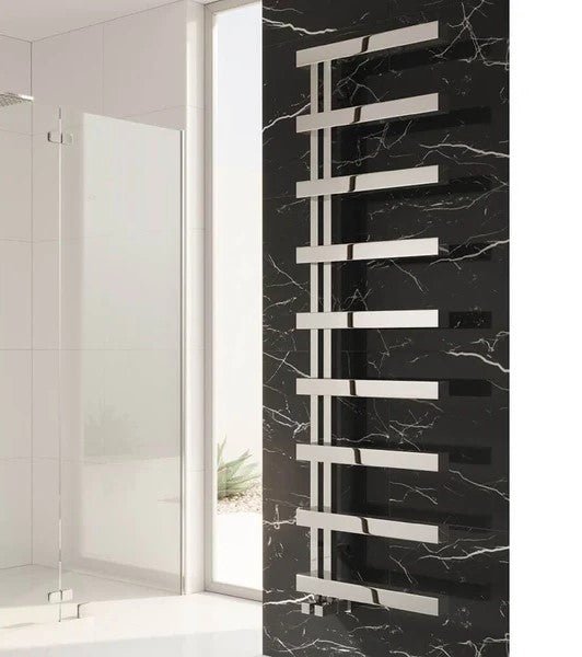 Reina Piazza Stainless Steel Polished Designer Heated Towel Rail Radiator