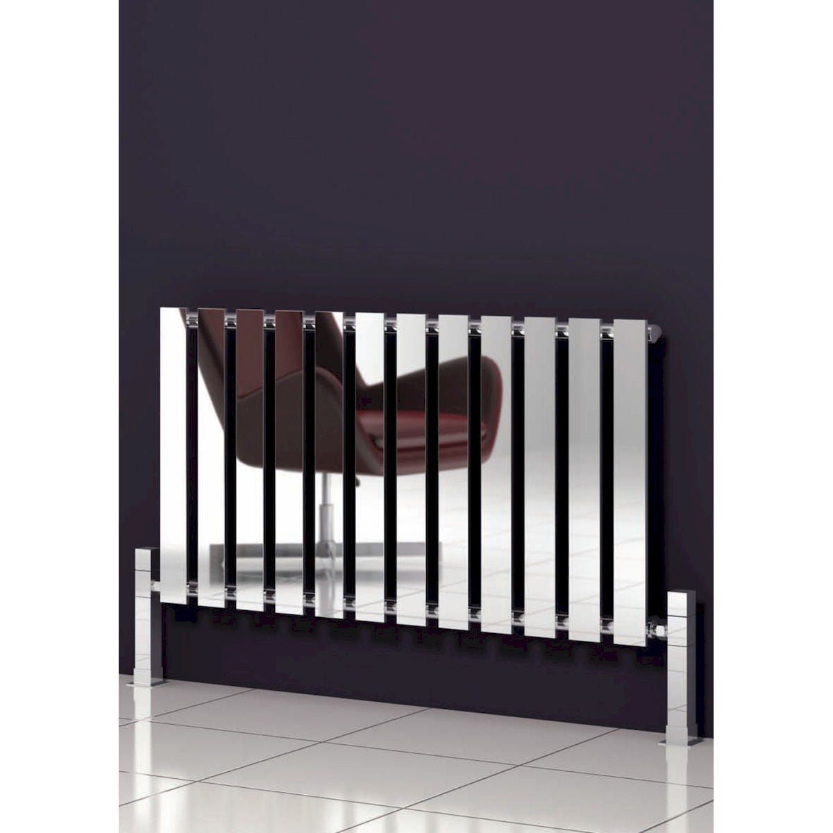 Reina Pienza Designer Radiator Chrome 825 x 550mm