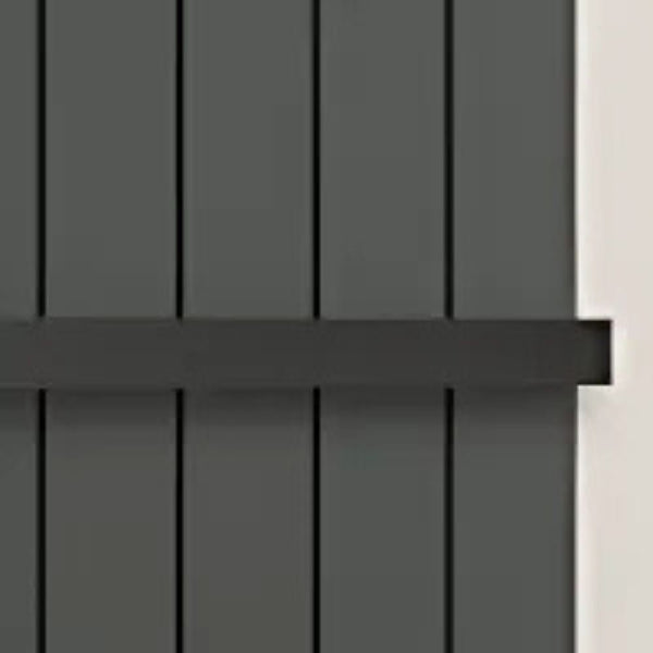 Reina Wave Anthracite Stainless Steel Single Towel Bars