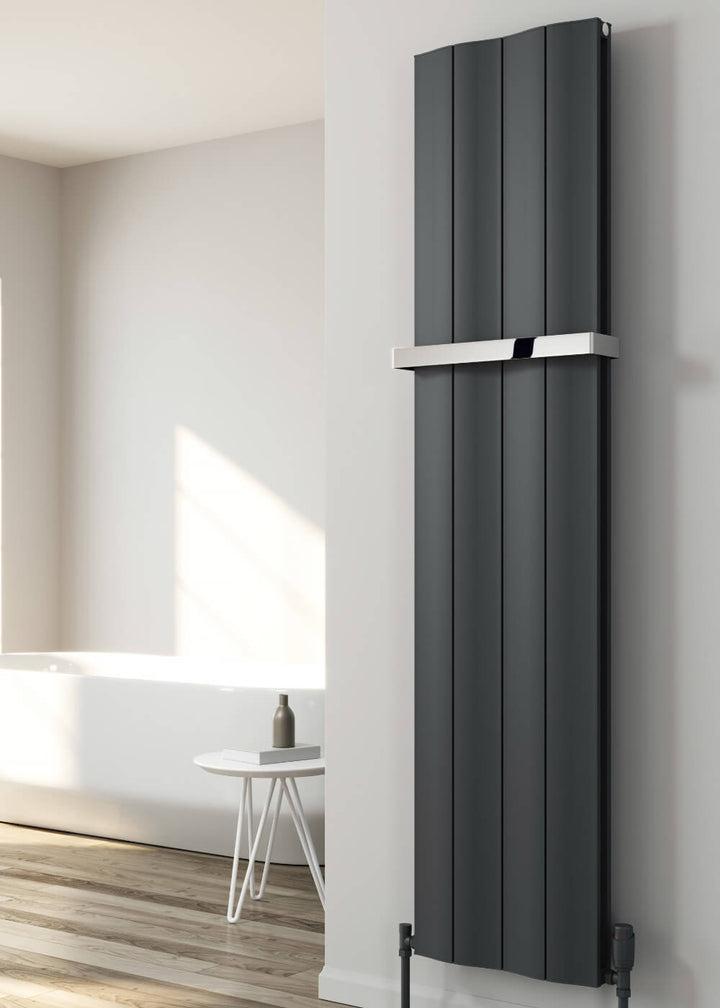 Reina Wave Chrome Stainless Steel Double Towel Bars