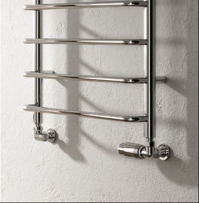 Reina Aliano Steel Chrome Designer Heated Towel Rail Radiator