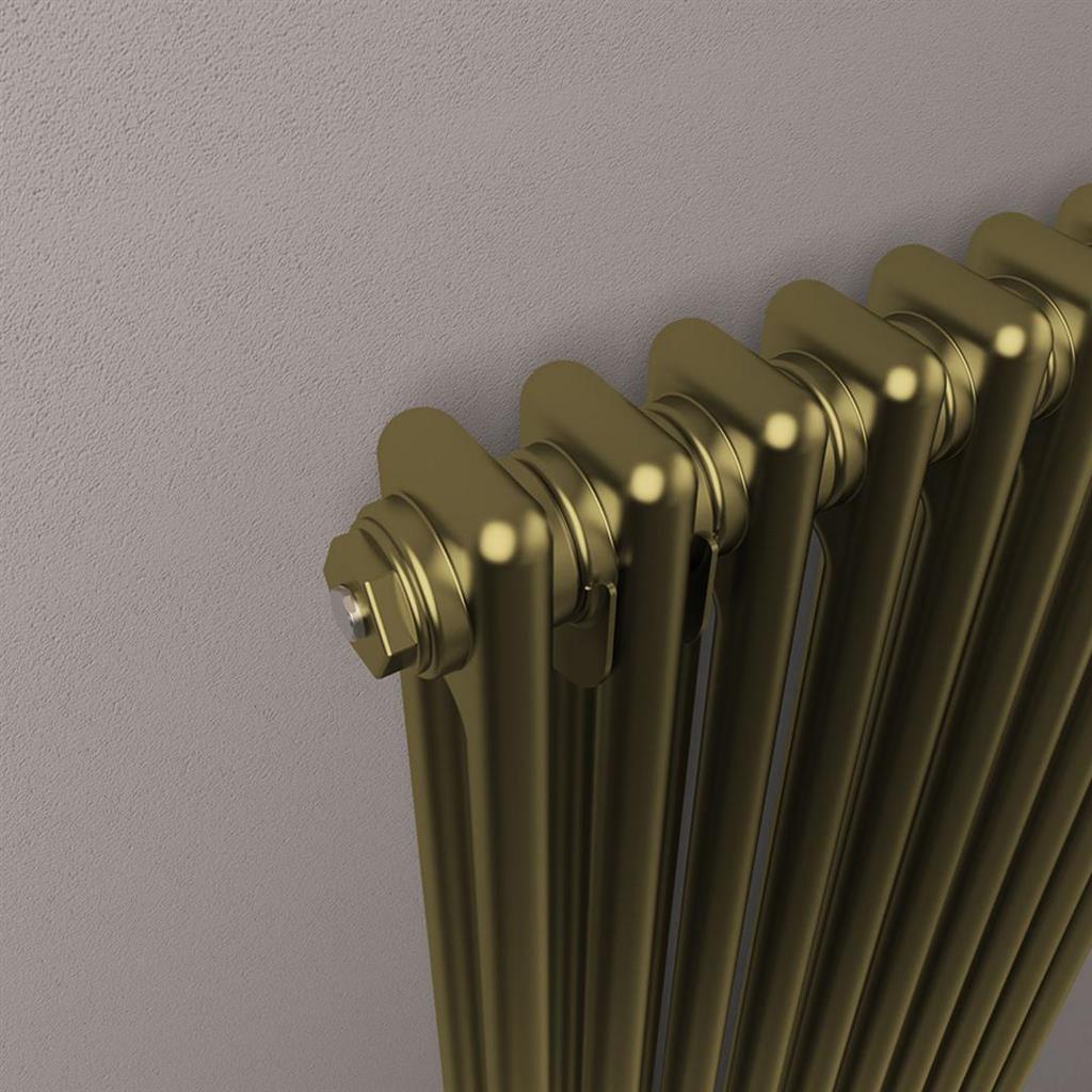 Rivassa 2 Column Radiator 1800 x 383mm Bronze Olive