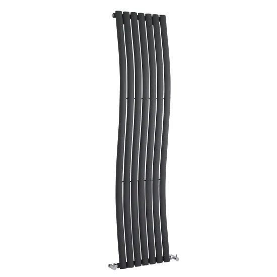 Shelley Wave Designer Radiator 1785 x 413mm - Anthracite