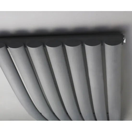 Shelley Wave Designer Radiator 1785 x 413mm - Anthracite