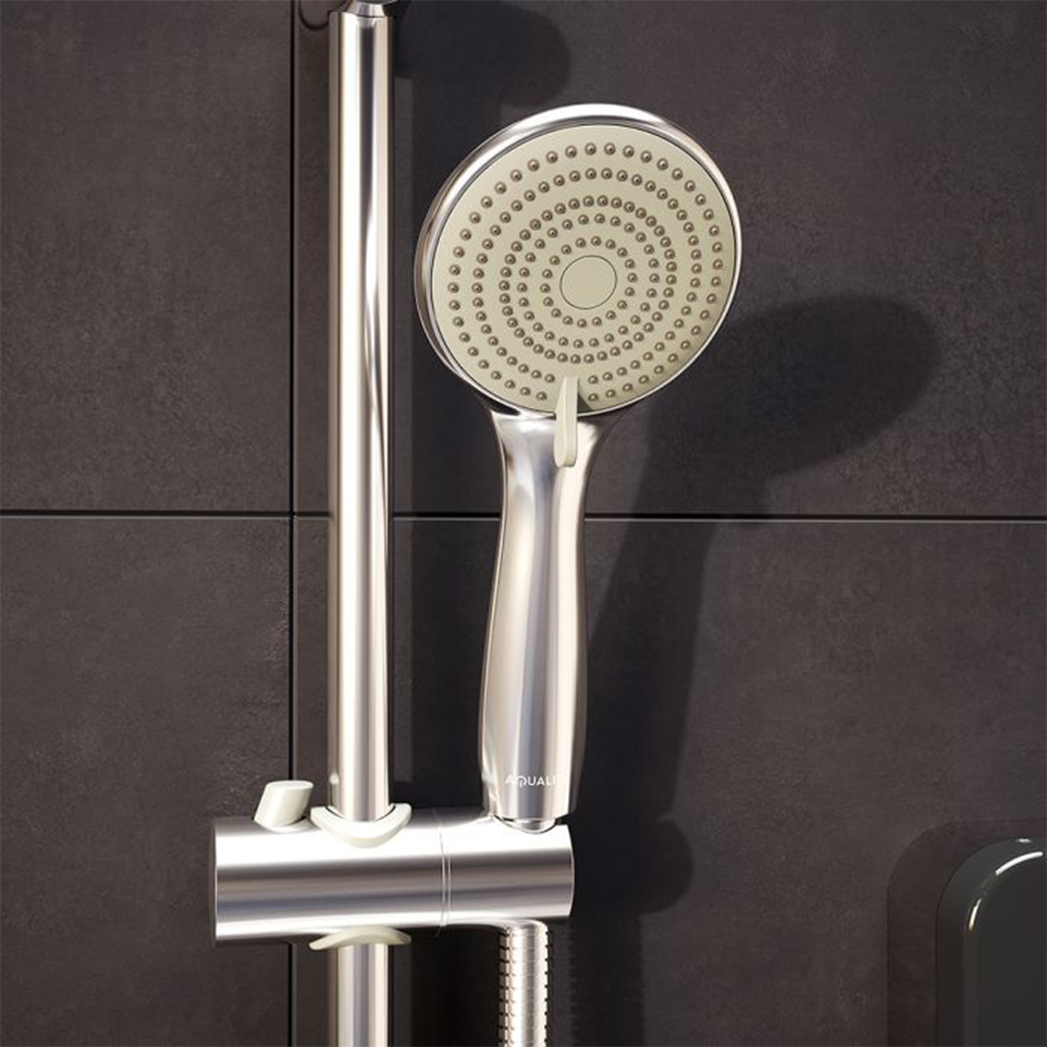 E2 Aqualisa Electric Shower with 3 Mode Handset 9.5kW Multifit Grey