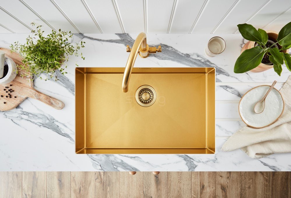 Sterling Volta SB 650x400mm Dura Brushed Brass