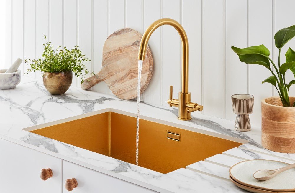 Sterling Volta SB 650x400mm Dura Brushed Brass