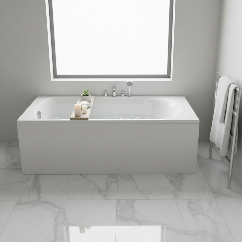 Straight Acrylic Bath – Improved 1:1