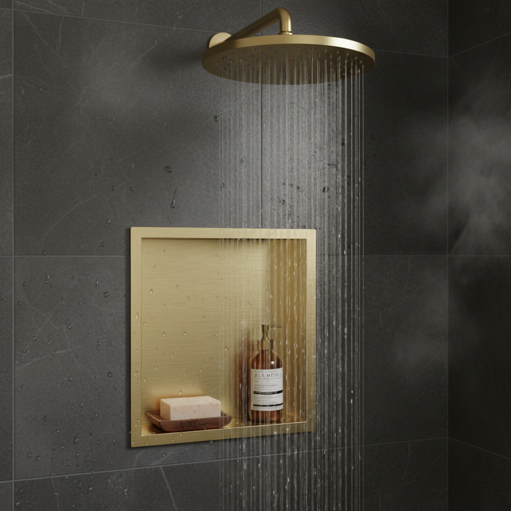 Sudo Shower Niche in Bathroom Setting