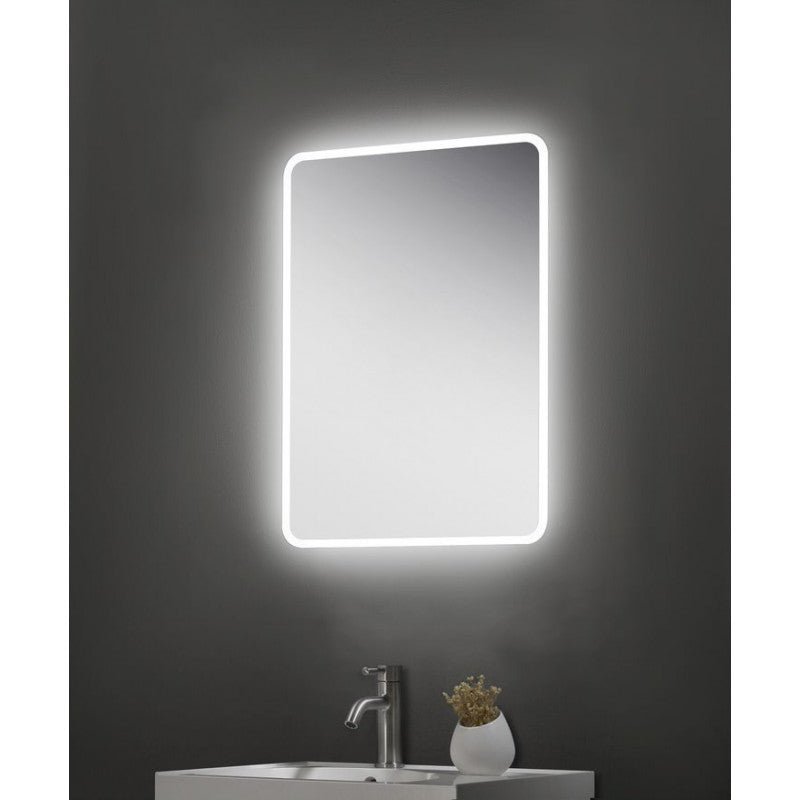 Tailored Angus Slimline LED Touch Bathroom Mirror 500mm x 700mm
