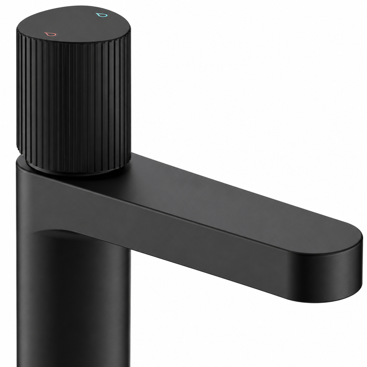 Bristan - Liso Basin Mixer with Clicker Waste - Matt Black