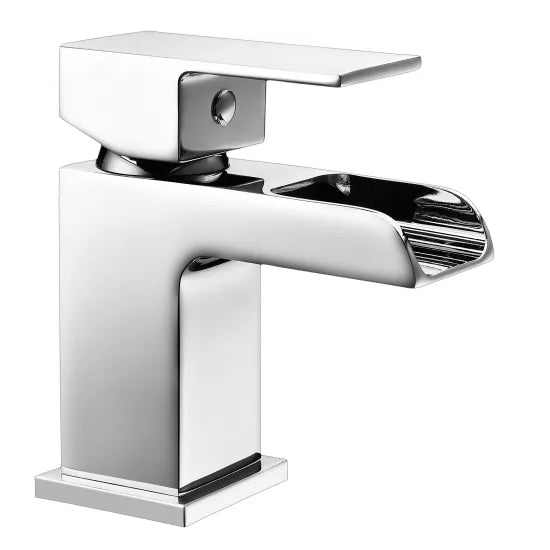 Moat Mono Basin Mixer With Push Button Waste
