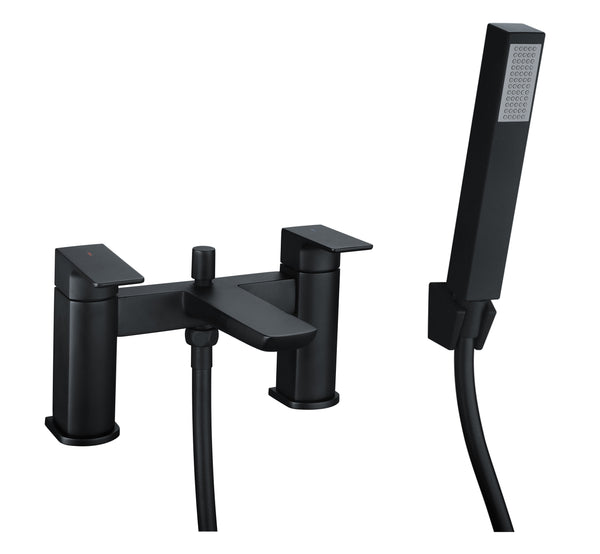 Swansea Orca Bath Shower Mixer - Black