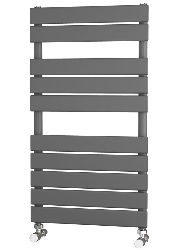 Traderad Flat Tube Anthracite Designer Heated Towel Rails