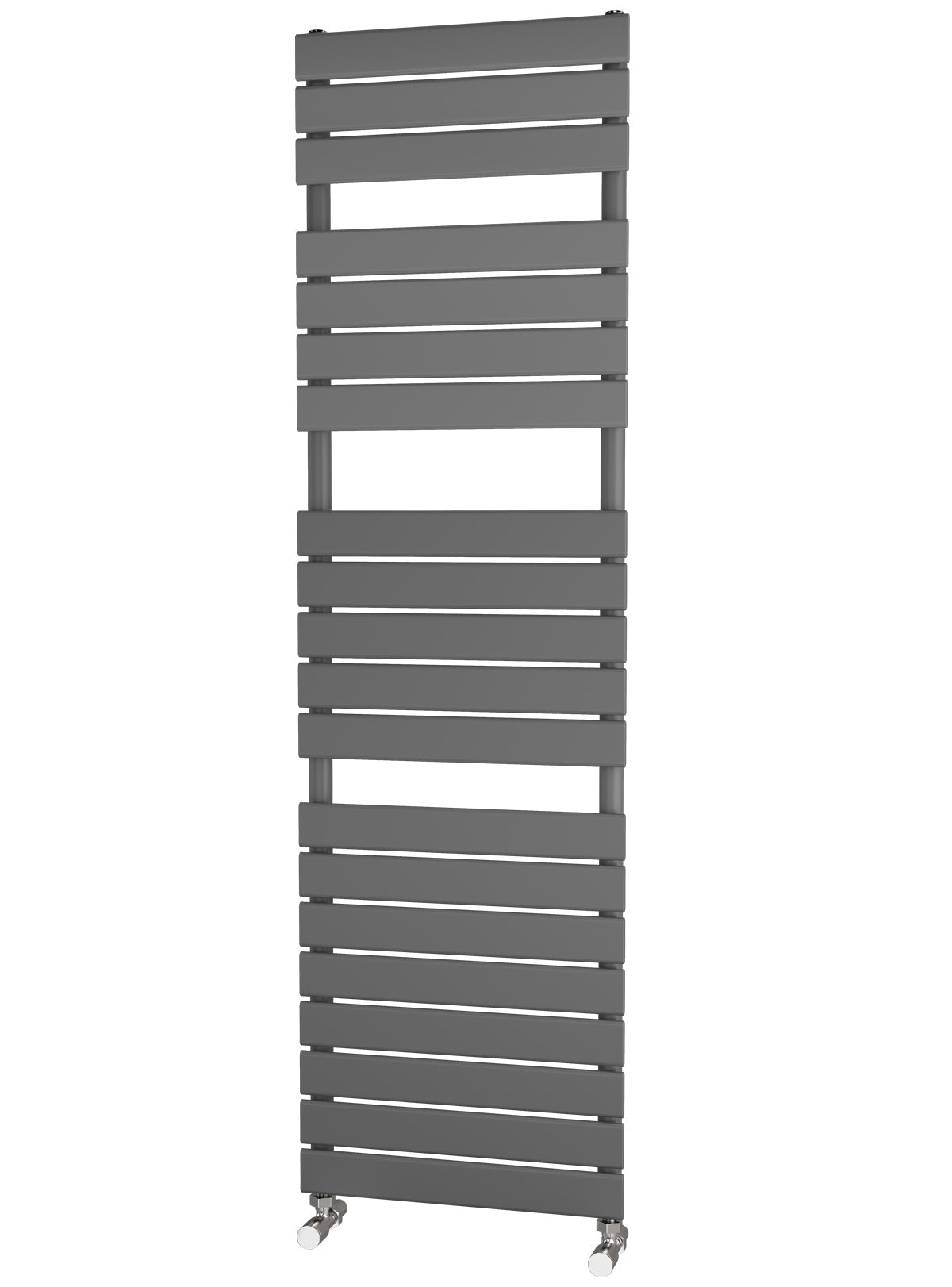 Traderad Flat Tube Anthracite Designer Heated Towel Rails