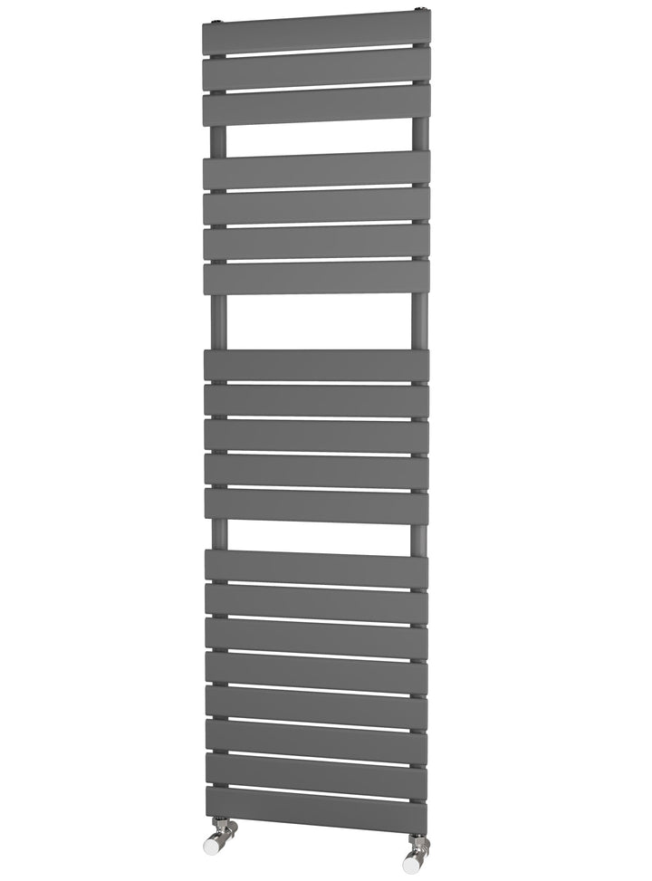 Traderad Flat Tube Anthracite Designer Heated Towel Rails