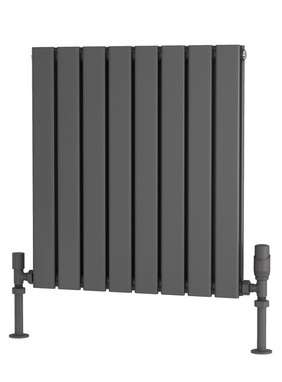 Traderad Flat Tube Steel Anthracite Horizontal Designer Radiators