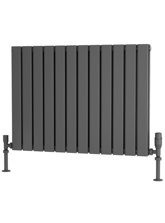 Traderad Flat Tube Steel Anthracite Horizontal Designer Radiators
